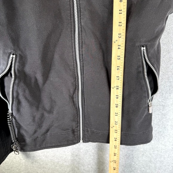 Scottevest Chloe Glow Hoodie Womens Large Black Travel TEC Pockets Full Zip - Picture 6 of 11